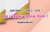 Giải bài 1 trang 28 Toán 7 Tập 2 SGK Chân trời sáng tạo Giải bài 1 trang 28 Toán 7 Tập 2 SGK Chân trời sáng tạo